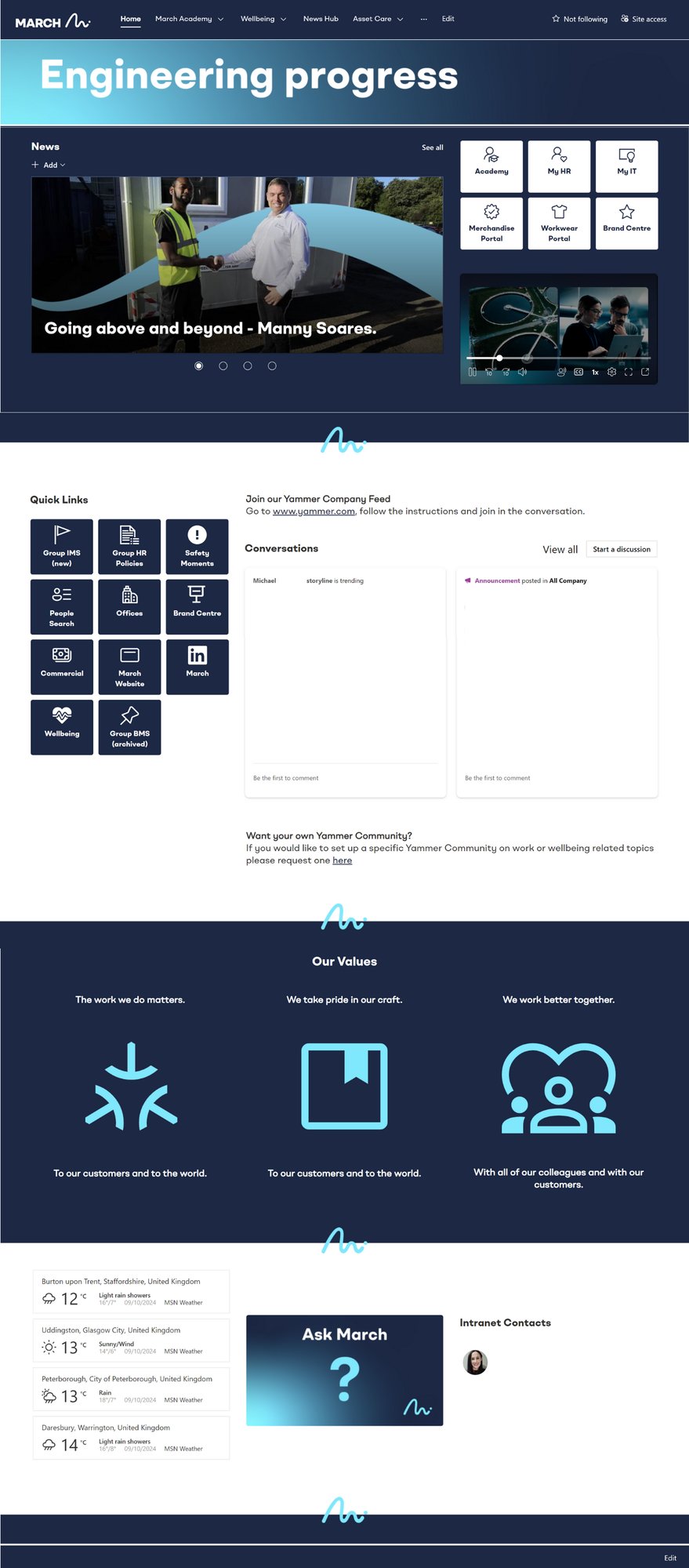 EJ Rebrand to March Screenshots with white