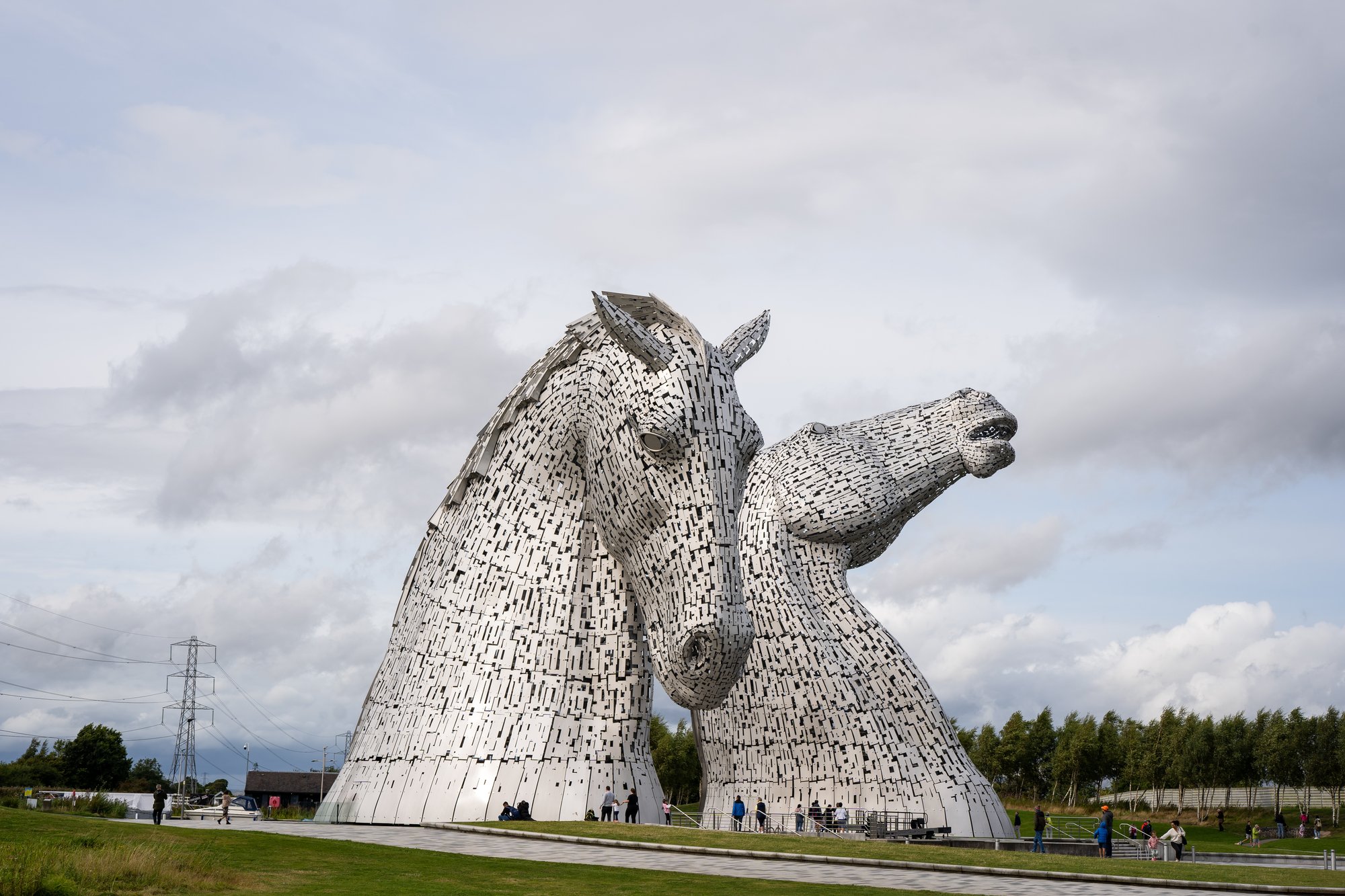 Kelpies at the Helix in Scotland