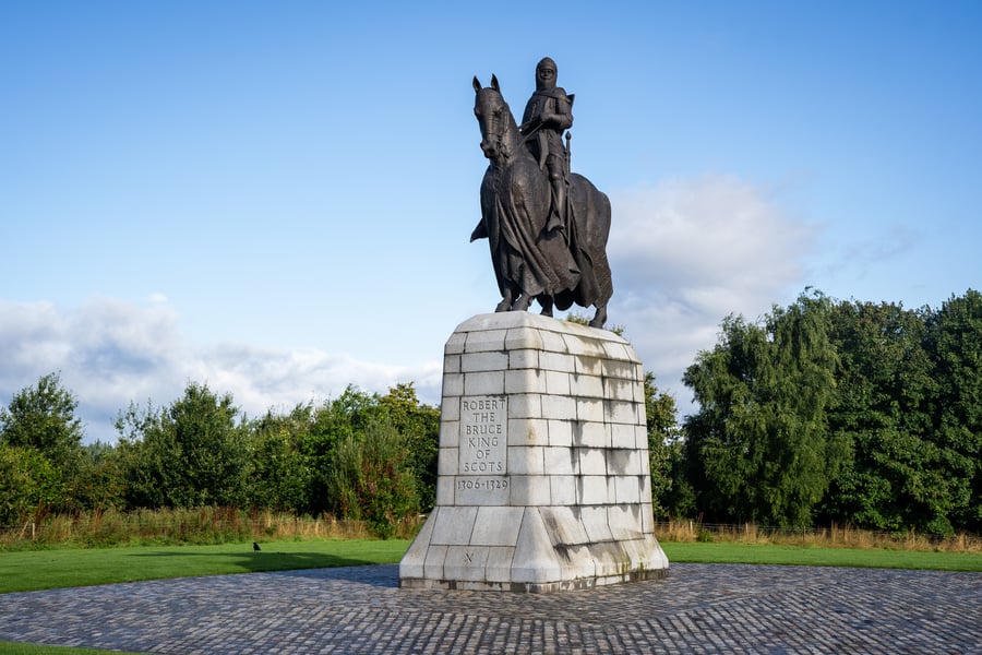 Robert the Bruce Statue in Stirling