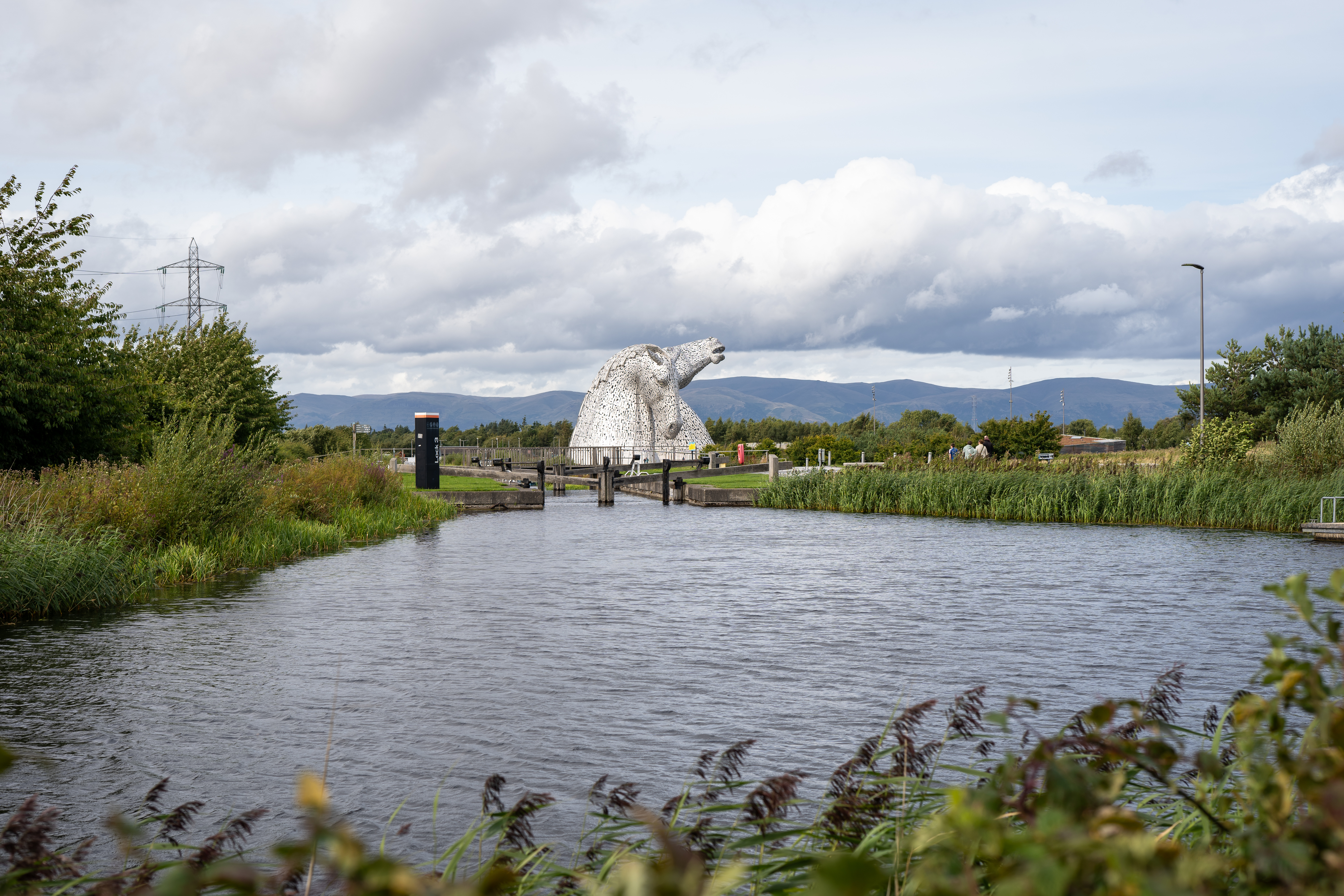 The Kelpies, Scotland, next to the Forth Canal